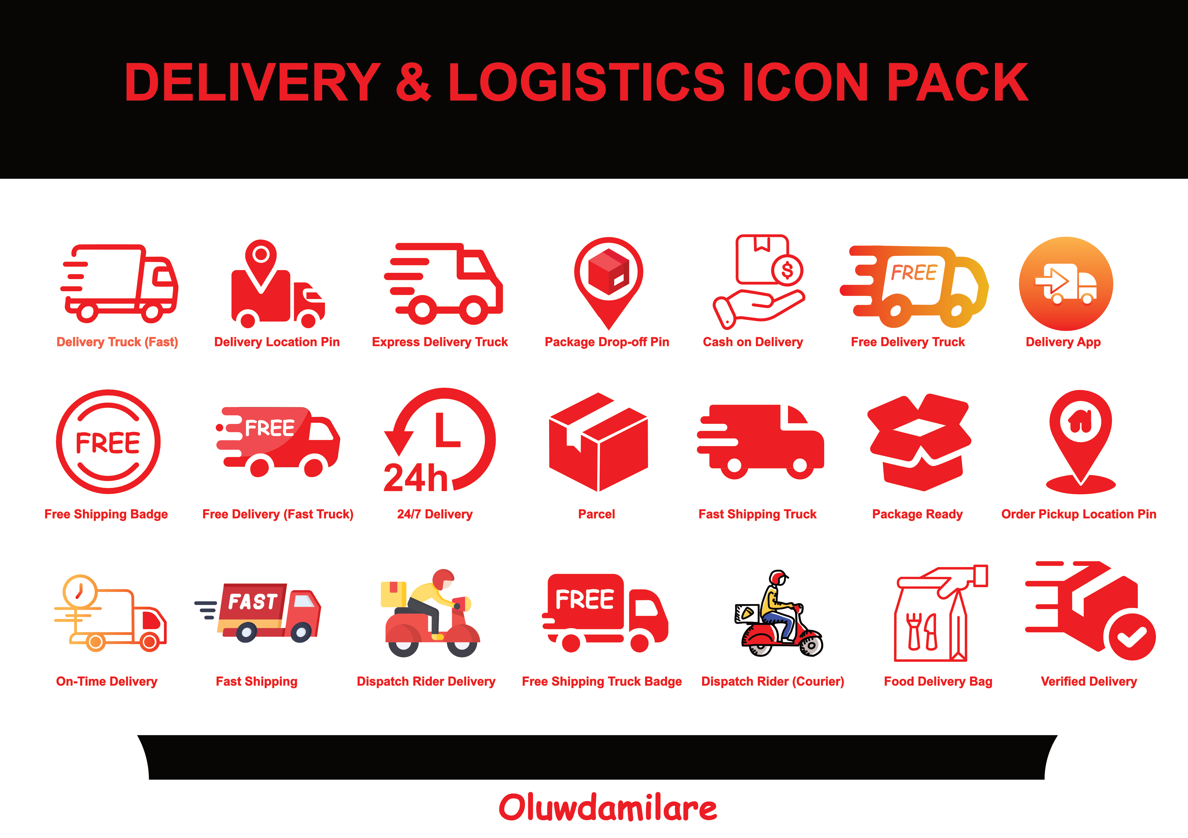 Logistics Icon Design